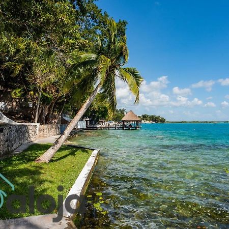 Villa Xtohil With Private Access To The Magic 7 Colors Lagoon Бакалар Екстериор снимка