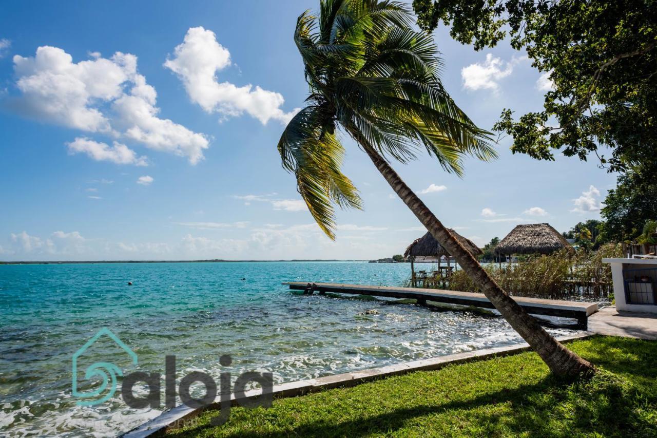 Villa Xtohil With Private Access To The Magic 7 Colors Lagoon Бакалар Екстериор снимка
