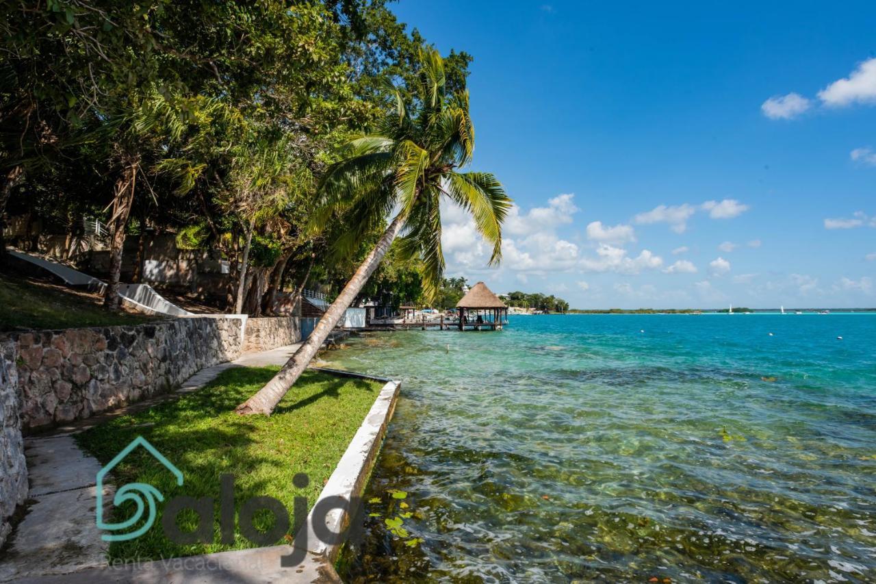 Villa Xtohil With Private Access To The Magic 7 Colors Lagoon Бакалар Екстериор снимка